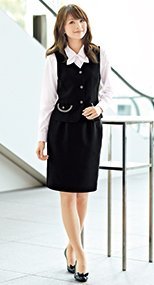 51370 en joie(アンジョア) シンプルで使いやすいストレッチのスカート 無地 93-51370