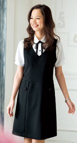 ジャンパースカート 無地 9366300