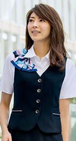 S-03811 SELERY(セロリー) ベスト ストライプ 99-S03811