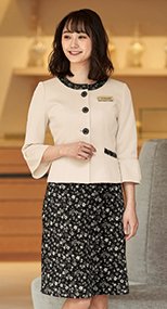 en joie(アンジョア) 51863 Aラインスカート リバティプリント 花柄 93-51863