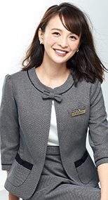 en joie(アンジョア) 86520 大人可愛い癒し系コーデを実現するジャケット ツイード 93-86520