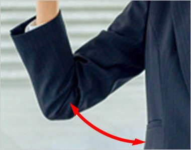 独自のパータンで腕の動きラクラクなフレックススリーブ(R)II