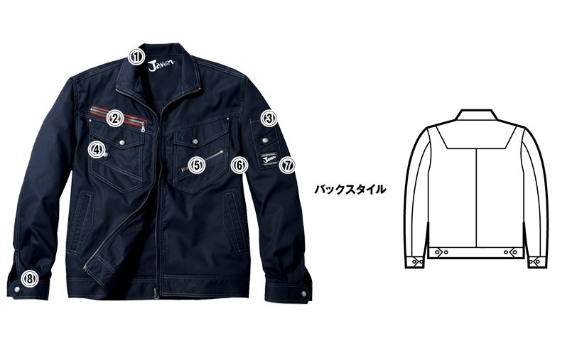 自重堂Jawin56000 商品詳細・こだわりPOINT