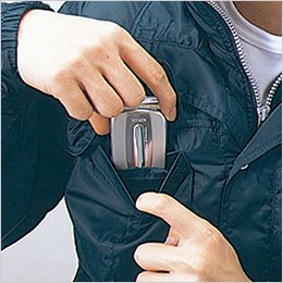 右胸 携帯電話収納ポケット