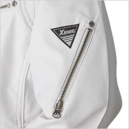 左袖 ファスナーポケット