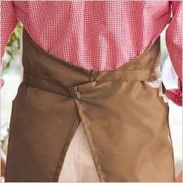 AZ64280 アイトス Wrangler(ラングラー) 胸当てエプロン(男女兼用) バックスタイル