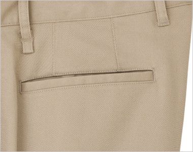 FP6310L ナチュラルスマイル ストレッチスタンダードチノパン(女性用) 片玉縁ポケット