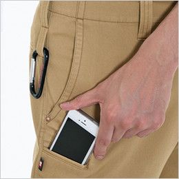 バートル 8033 チノクロスパンツ(綿100%)(男女兼用) Phone収納ポケット