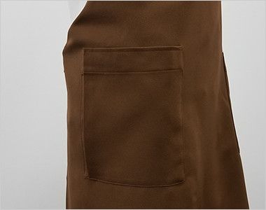 T-8091 チトセ(アルベ) 胸当てエプロン(男女兼用) ポケット付き