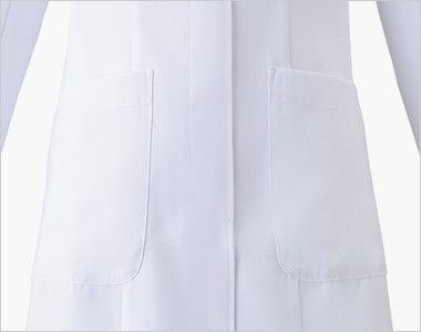 HI400 ワコール レディースドクターコート シングル(女性用) ポケット付き