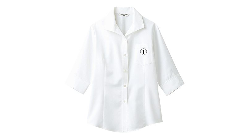 BL-6816 チトセ(アルベ) ブラウス/七分袖(女性用) 商品詳細・こだわりPOINT