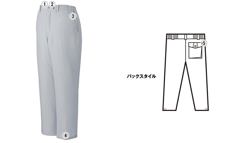 自重堂 48421 制電防寒パンツ 商品詳細・こだわりPOINT